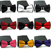 Solid Color Men's Self-Tied Bowtie