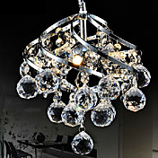 9W LED 26cm Crystal Pendant Light Chandelier Lamp For Living-Room Dining Room