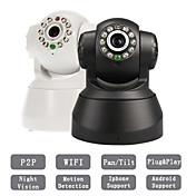 Pan Tilt Wireless Audio Indoor P2P IP Camera (1/4 Inch CMOS, Lens 3.6mm)