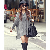 VV Women's Gray  Thick Warm Sweater