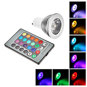 GU10 3W RGB Light LED Spot Bulb (85-265V)