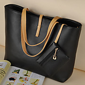 Europe Fashion Street Women Lady Handbag Soft Synthetic Leather Tote Purse Shoulder Bag