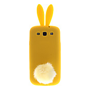 New Arrival Cute Bunny Rabito Rabbit Silicon Solf Case for Samsung Galaxy S3 i9300