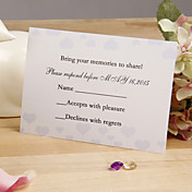 Heart Pattern Response Card - Set of 12