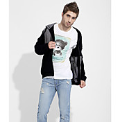 Men's Hoodie Contrast Color Sweater
