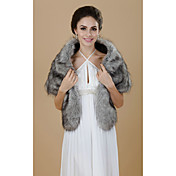 Half Sleeve Faux Fur Party/Casual Shawls