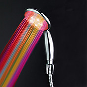 Chrome Finish Multi-color LED Hand Shower