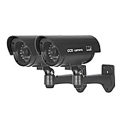 Dummy Cameras and Warning Sign (2 Pack)