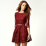 Women's Lace Cut Out Mini Dress