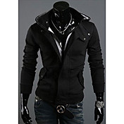 JYFZ Men's Black Hoodie Leisure big Size Sweater