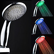 Chrome Finish 3 Colors LED Hand Shower