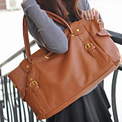 New Korean Style Lady Synthetic Leather Handbag Shoulder Bag 4Colors