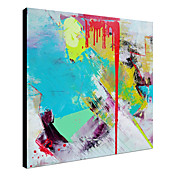 Hand Painted Oil Painting Abstract Flowing with Stretched Frame 1312-AB0002