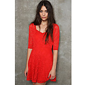 Women's Party Short Sleeve Mini Clubwear Dress