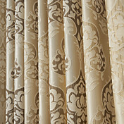 (Two Panels) Country Fancy Paisely Energy Saving Curtain