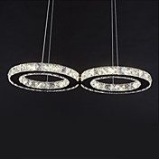 Crystal Bulb Included Led Pendant, Concise Modern Metal Plating