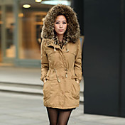 Mailljor Casual Long Thicken Slimming Coat(Khaki) 