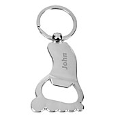 Personalized Bottle Opener Keychain - Foot