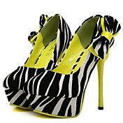 Faux Leather Women's Stiletto Heel Pumps Heels Shoes(More Colors)
