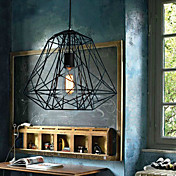 Hive Pendant,1 Light, Creative Black Iron Painting
