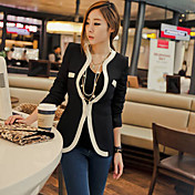 Weimeijia Elegant Suit Style Coat(Black)