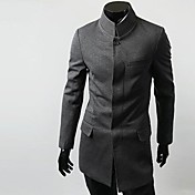 ZHELINMen'S Chinese Tunic Suit Blazer Simple Collar Suit