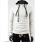 ZHELIN Placket Double Zipper Fleece Hoodie Male Coat