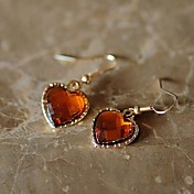Maizi Women's Heart Shape Hook Earrings
