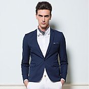 BOSIBIO Men's Slim Joint Business(Navy Blue)
