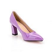 Patent Leather Women's Chunky Heel Pumps Heels Shoes (More Colors)