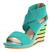 Leatherette Women's Wedge Heel Platform Sandals Shoes (More Colors)