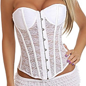 Lace Front Busk Closure Corset Shapewear With T-back(More Colors)