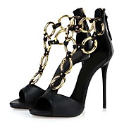 Wool Women's Stiletto Heel Heels Sandals Shoes