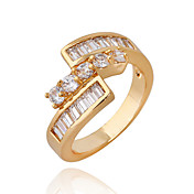 Jian Feng 18K Genuine Gold Plating Zircon J0479 Ring