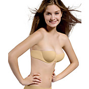 Chinlon Demi Cup Strapless Wedding Bra(More Colors)