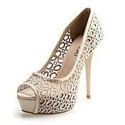 Lace Women's Stiletto Heel Peep Toe Pumps/Heels Shoes(More Colors)