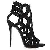 Suede Women's Stiletto Heel Heels Sandals Shoes (More Colors)