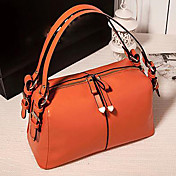 LULU  Women's Korean Casual Single Shoulder Crossbody Tote(Orange)
