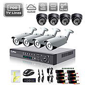 Liview® 700TVL Outdoor Day/Night Security Camera and 8CH HDMI 960H Network DVR System