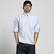 Maxhung Men's Simple Screen Color Big Size Shirt