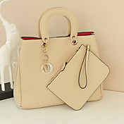 GMN  Women's Europe Simple Vintage Crossbody Tote(Nude)