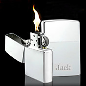 Personalized Engraved Silver Oil Lighter