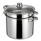 8 QT Stainless-steel Multi-pots,Dia 24cm x H20cm 