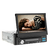 7 Inch 1Din TFT-Screen In-Dash Car DVD Player With Bluetooth,iPod-Input,SD,USB