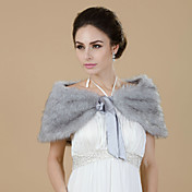 Beautiful Faux Fur Evening/Wedding Shawl
