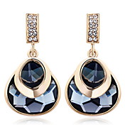 Mingluan Cystal Blue Earrings 801010315