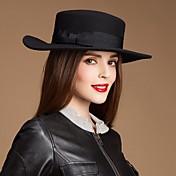 Fashionable  Wool  Ladies Party/ Outdoor /Casual  Hat With Short Brim