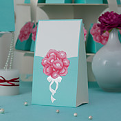 Floral Theme Wedding Place Card - Set of 10