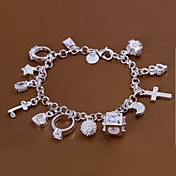 Oyami Cuprum Silvering Fashion Pendant Bracelet LKNSPCH144