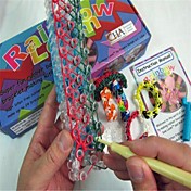  DIY Twistz Bandz  Rubber Bracelets Kits Rainbow  Loom for Kids